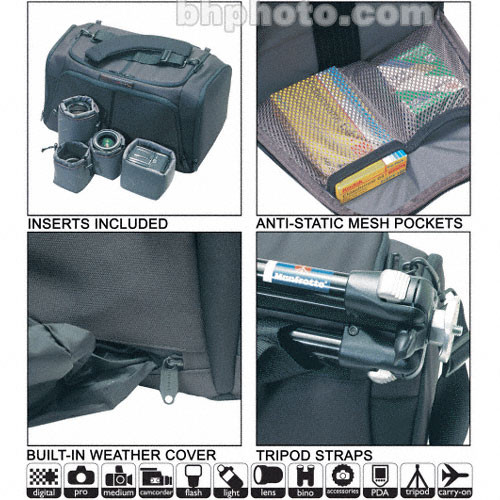 Delsey PRO Bag 1 Professional Camera System Shoulder Bag (Blue)