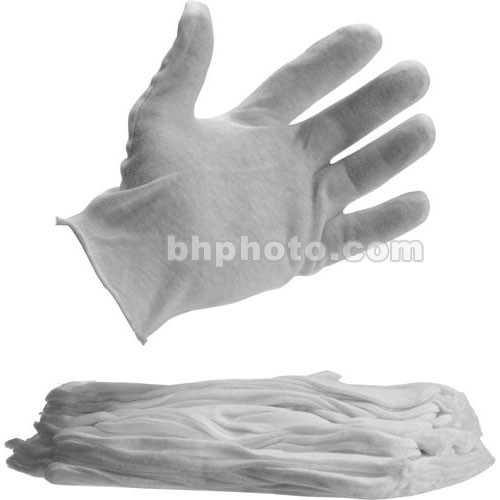 Delta 1 White Darkroom Cotton Gloves - 4 Pair (Small)