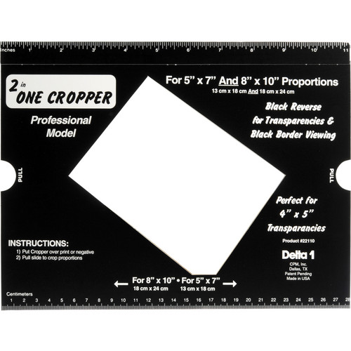 Delta 1 2-in-1 Cropper - for 5x7 and 8x10"
