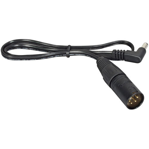 Delvcam DELV-XL4DC XLR Male to 2.1mm DC Plug Adapter Cable