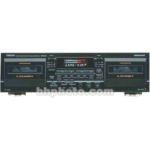 Denon DRW-585P Dual Cassette Deck DRW585P B&H Photo Video
