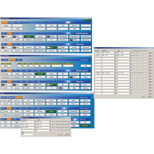 Deyan Automation Systems FlexiRoute Universal Routing Panel Software