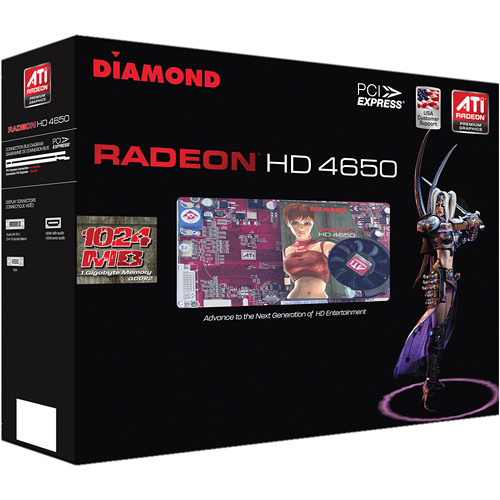 Diamond ATI Radeon HD 4650 PCIE 1024MB GDDR2 Video Card