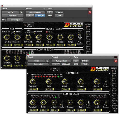 Digidesign Drawmer Dynamics - Gating, Compression and Limiting Plug-Ins (TDM)