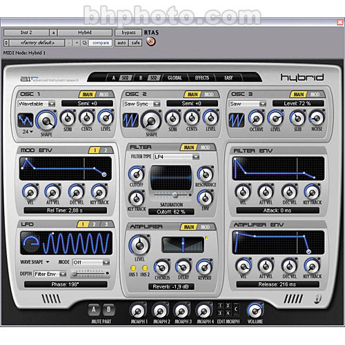 Digidesign Hybrid  - Software Synthesizer