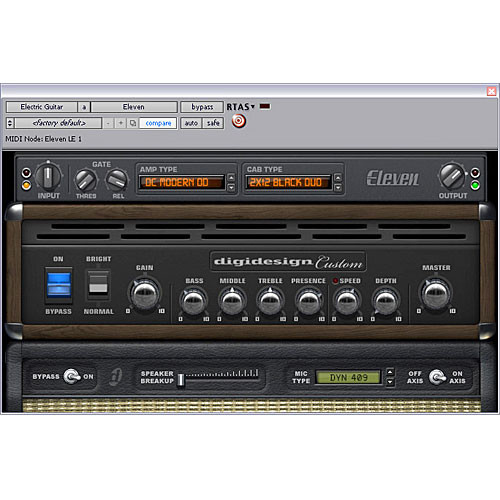 Digidesign Eleven  - Guitar Amp/Speaker Modeler Plug-In