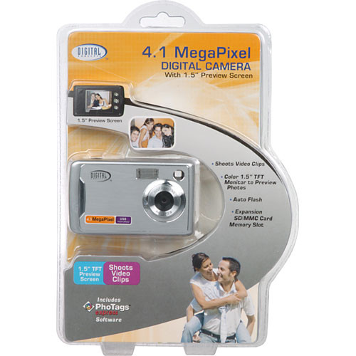 カメラセット Digital Concepts 4.1 Megapixel Digital Camera 57690 B&H Photo
