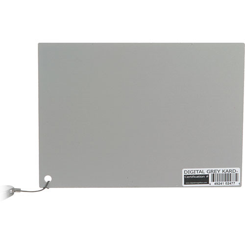 DGK Color Tools Digital Gray Kard - Event White Balance Card with Premium Lanyard