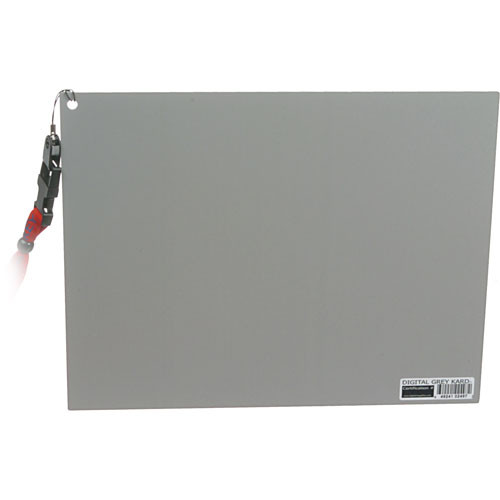 DGK Color Tools Digital Grey Kard - Studio White Balance Card with Premium Lanyard
