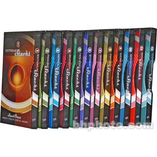 Music Library Series セット Digital Juice StackTraxx Layered Music Library Bundle - STX12PK