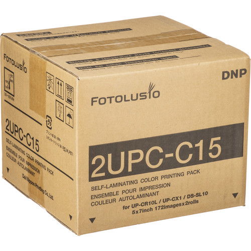 【新品未開封】DNP FOTOLUSIO 2UPC-C15 プリントパック DNP 5 x 7