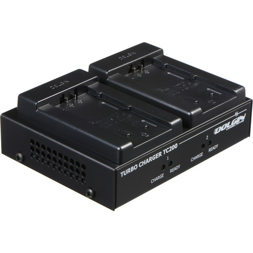 Dolgin Engineering TC200 Two-Position Simultaneous Battery Charger for Panasonic VW-VBG6 and CGA-E/625