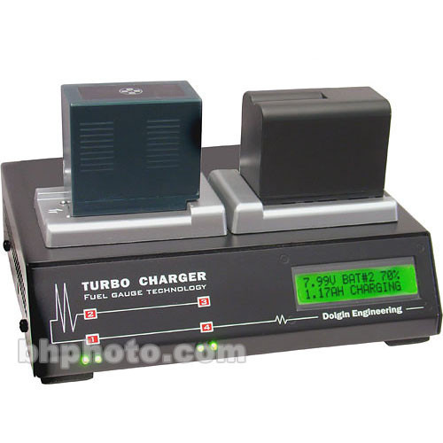 Dolgin Engineering TC-400 2 Position Battery Charger for Panasonic DVX-100, HVX200 & HPX170