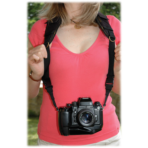 Dot Line Trekking Safari Camera Harness for D-SLR Camera with Lens Attached