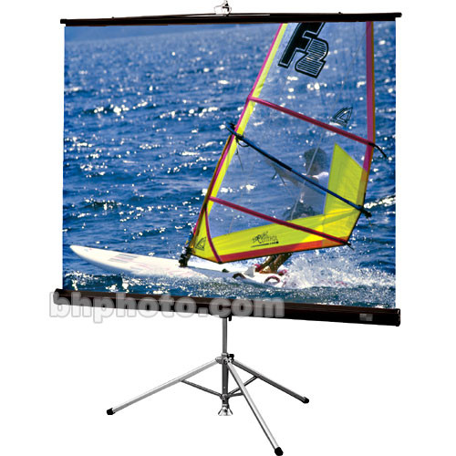 Draper Diplomat/R Portable Tripod Projection Screen - 72 x 96" - Matte White