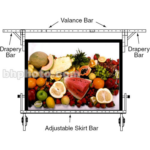 Draper Valence Bar for 58x79" Ultimate Folding Portable Projection Screen