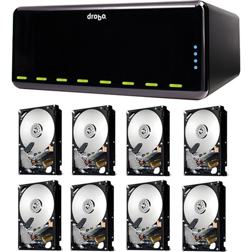 Drobo 16TB (8x 2TB) DroboPro 8-Bay Hard Drive Array Enclosure Kit