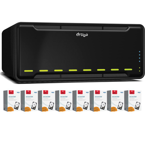 Drobo 32TB (8 x 4TB) B800fs 8-Bay Network File Sharing Storage Kit