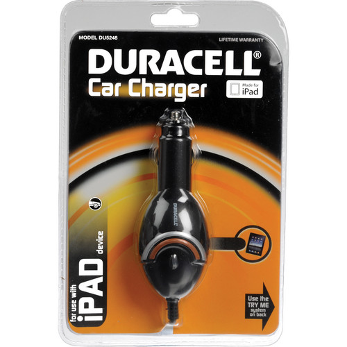 Duracell Car Charger For Use With iPad