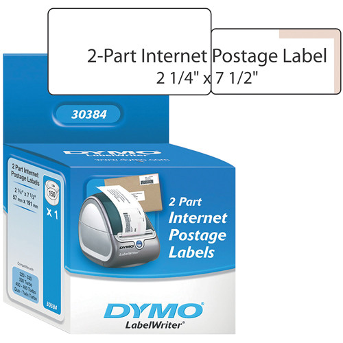 Dymo LabelWriter 2 Part Internet Postage Labels (2.25 x 7.5", 150 Labels)