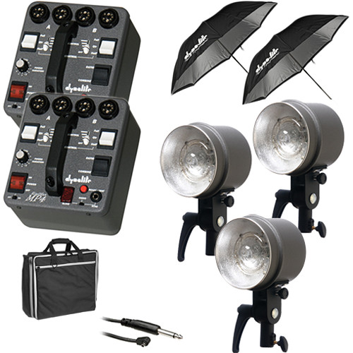 Dynalite MK4-2302V RoadMax 400W/s 2 Pack 3 Head Kit (120V)