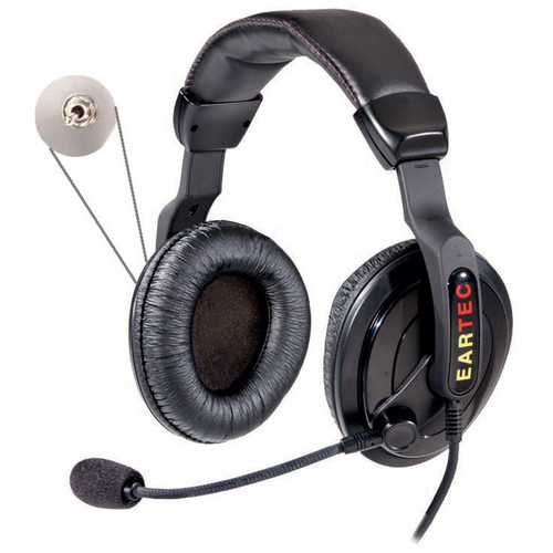 Eartec ProLine Double Communications Headset with Camera Audio Monitoring