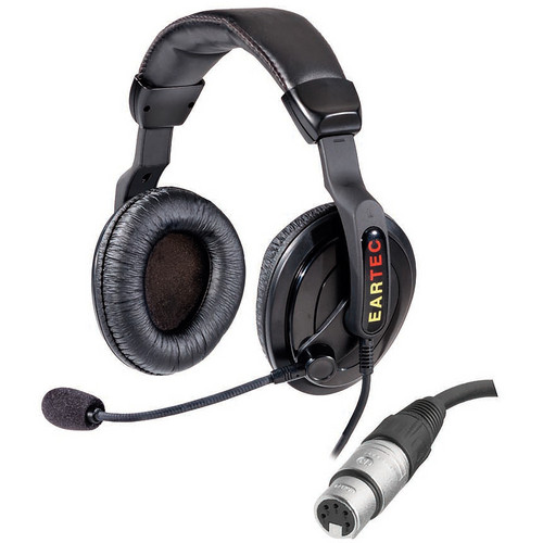 Eartec ProLine Double Around-Ear Communications Headset (5-Pin XLR-F)
