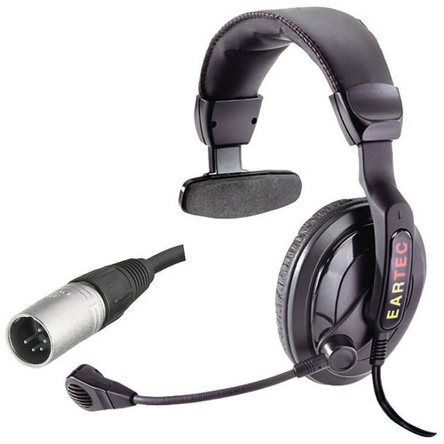 Eartec ProLine Single Around-Ear Communications Headset (5-Pin XLR-M)