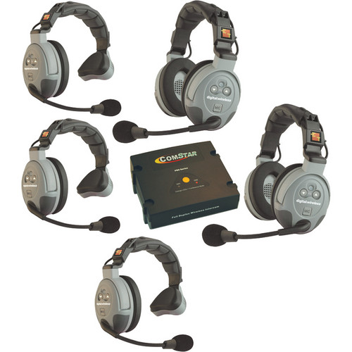 Eartec COMSTAR XT-5 5-User Full Duplex Wireless Intercom System (Europe)