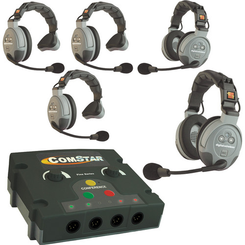 Eartec COMSTAR Flex Max Series 5-User Full Duplex Intercom System