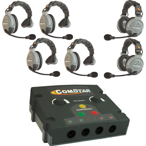 Eartec COMSTAR Flex Max Series 6-User Full Duplex Intercom System