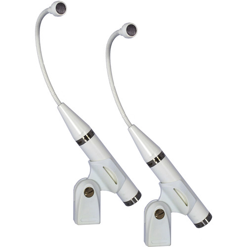 Earthworks Matched Pair P30 Periscope Cardioid Instrument Microphone (White)