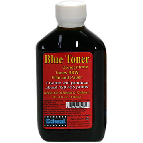Edwal Toner for Black and White Prints (4 oz, Blue)