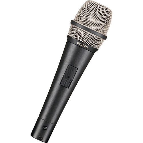 Electro-Voice PL84S Handheld Condenser Vocalist Microphone with On/Off Switch
