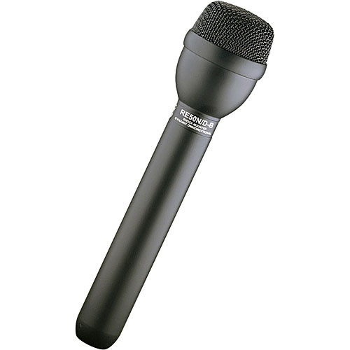 Electro-Voice RE50N/D-B Omnidirectional Dynamic Shockmounted ENG Microphone with Neodymium Capsule (Black)
