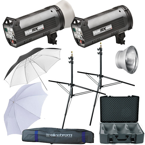 Elinchrom Digital Style 1200RX Flash Two Monolight Kit (120VAC)