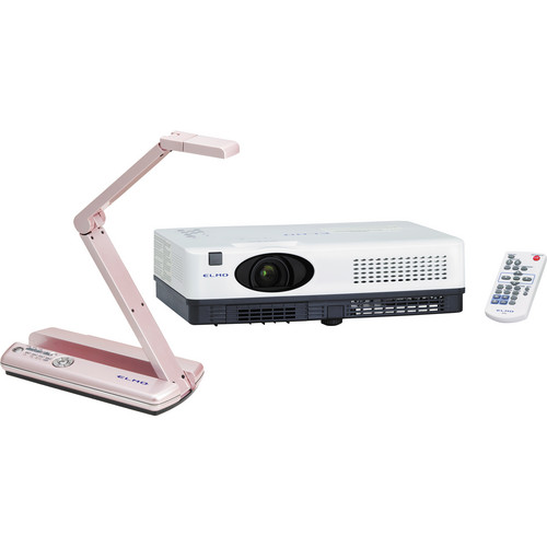 ELMO LCD PROJECTOR 本体 Elmo MO-1 Visual Presenter (Pink) and CRP-221 Projector