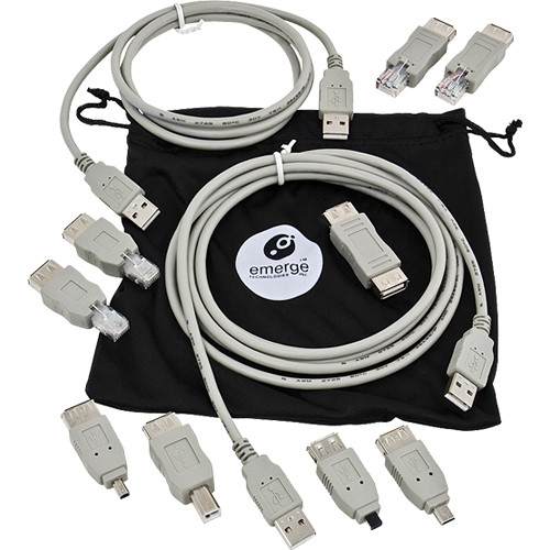 ReTrak 3' (0.9 m) USB 2.0 Universal Cable Kit