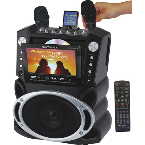 Emerson Karaoke GF827 DVD / CDG / MP3+G Karaoke, Video & GF827
