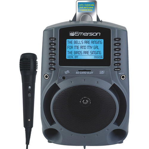 Emerson Karaoke Portable Karaoke MP3 Lyric Player