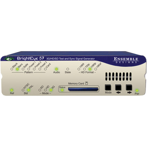 Ensemble Designs BrightEye 57 3G/HD/SD/Analog Test Signal and Sync Pulse Generator