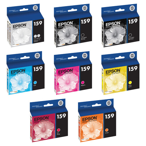 Epson 159 Ink Cartridge Set for Stylus Photo R2000 Printer