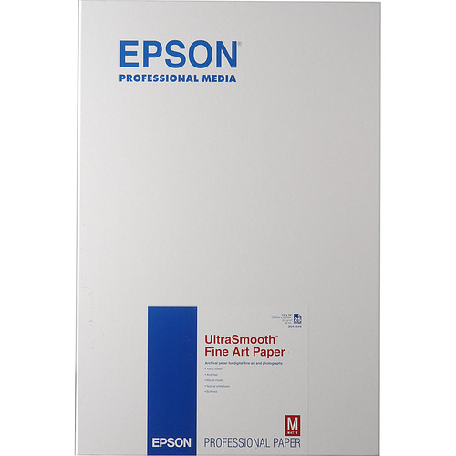 Epson UltraSmooth Fine Art Paper (13 x 19", 25 Sheets)