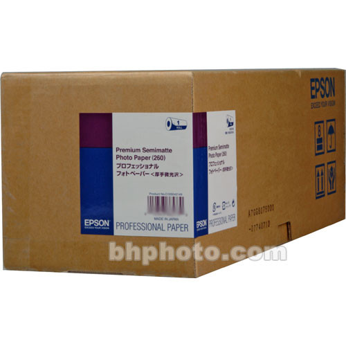 Epson Premium Semimatte Archival Photo Inkjet Paper (36" x 100' Roll)
