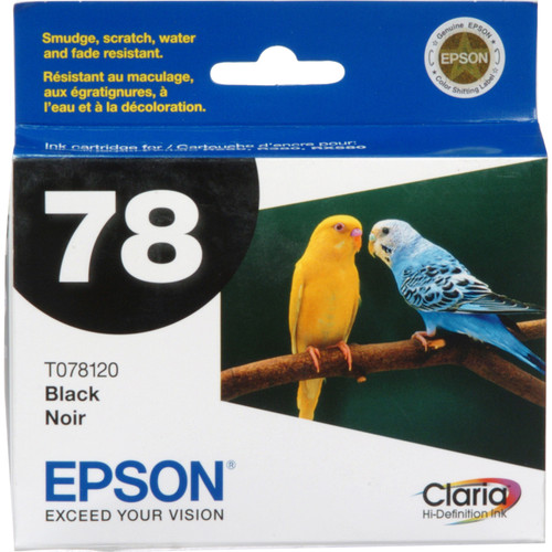 Epson 78 Claria Hi-Definition Black Ink Cartridge