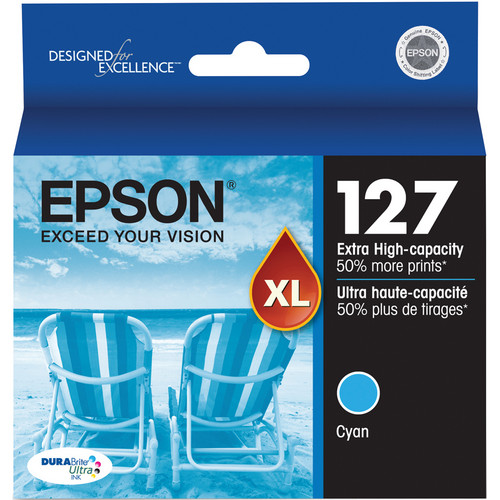 Epson 127 Extra High Capacity Cyan DURABrite Ultra Ink Cartridge