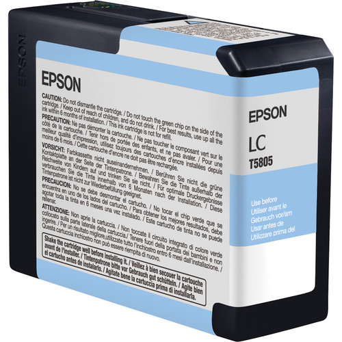 Epson UltraChrome K3 Light Cyan Ink Cartridge (80mL)