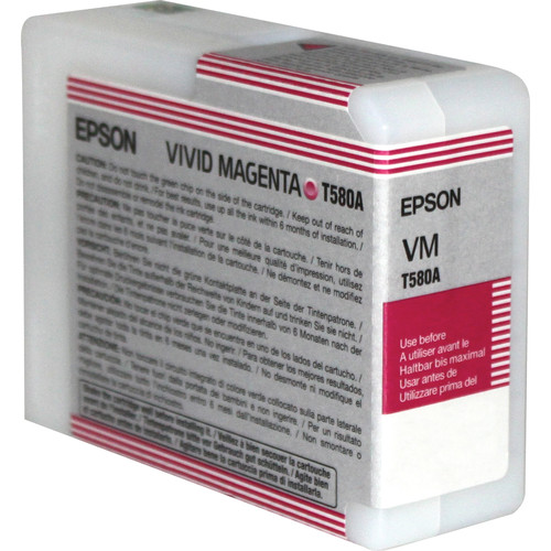 Epson UltraChrome K3 Vivid Magenta Ink Cartridge (80mL) T580A00