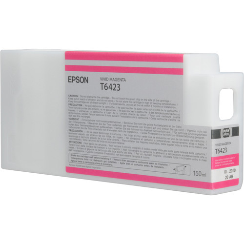 Epson T642300 Vivid Magenta UltraChrome HDR Ink Cartridge for Select Stylus Pro Printers (150 mL)