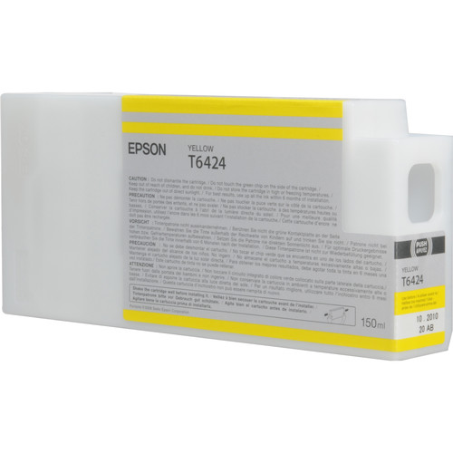Epson T642400 Yellow UltraChrome HDR Ink Cartridge for Select Stylus Pro Printers (150 mL)